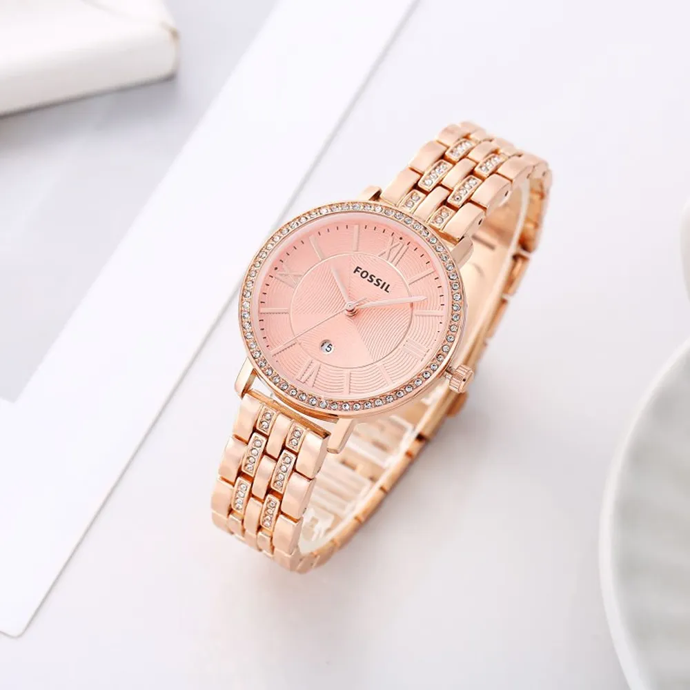 Classy Fossil Watch For Women (CT893)