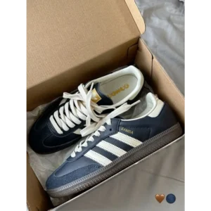 Trendy Adidas Samba Navy Shoes For Men (SHUB688)