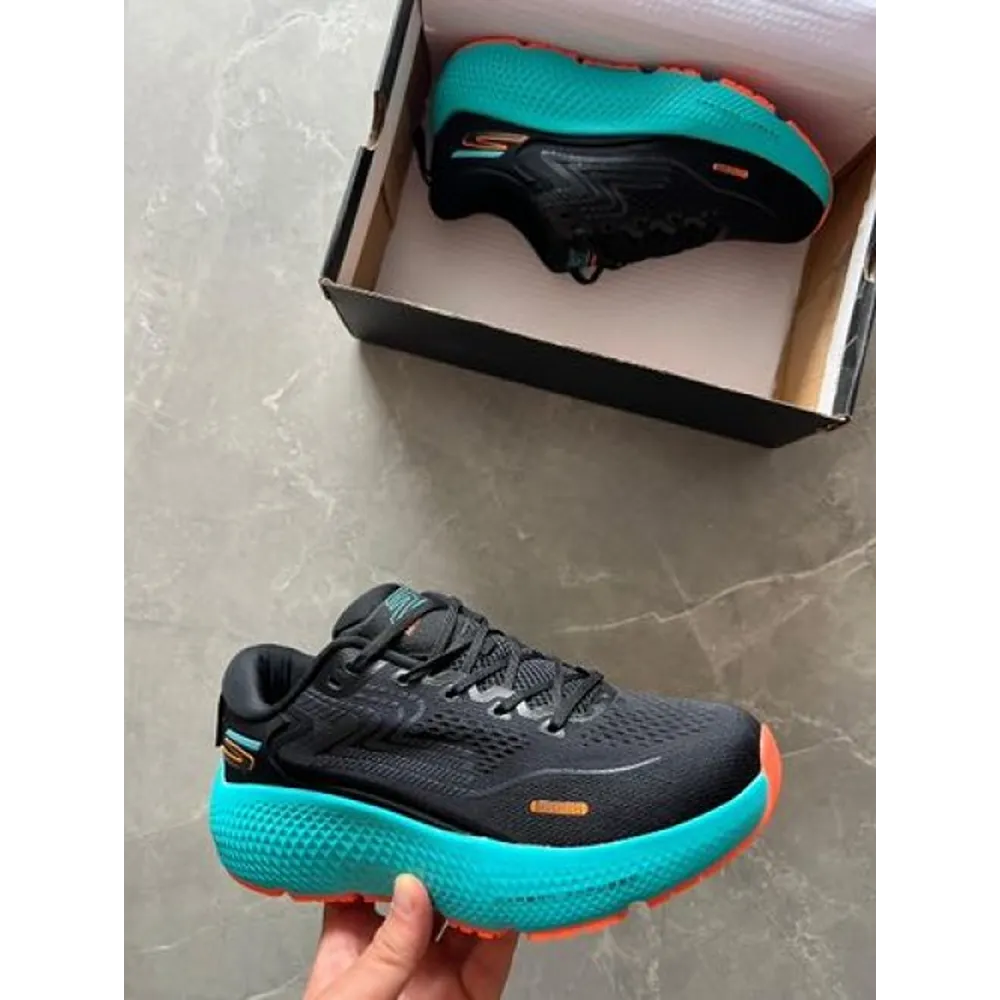 Premium Skechers Go Run Maxroad Black Blue Shoes For Men (HOF816)