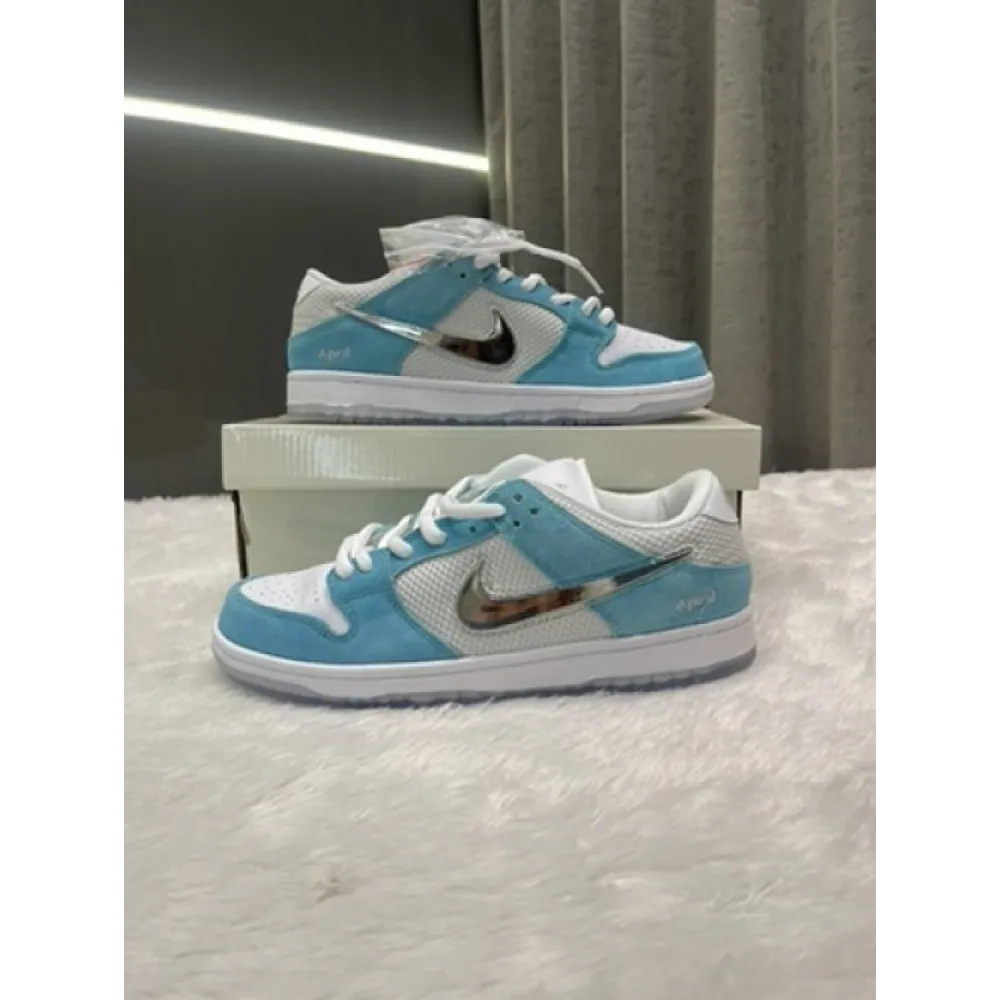 Trendy Nike April Skateboards X Sb Dunk Low Turbo Green Shoes For Men (CSO4521)