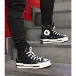 Trendy Converse Chuck Taylor Plus All Star 70 High Black Shoes For Men (SHUB496) - Buy Online | Brandfasion