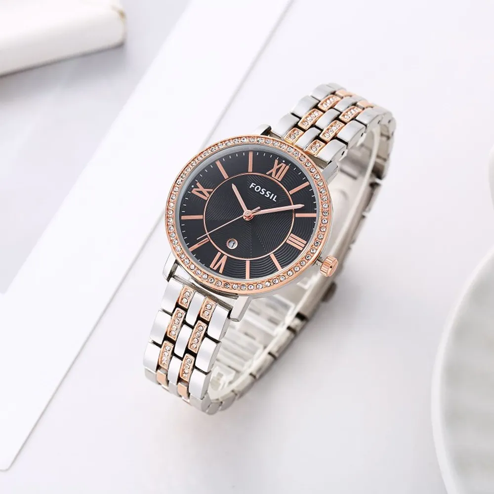 Classy Fossil Watch For Women (CT896)