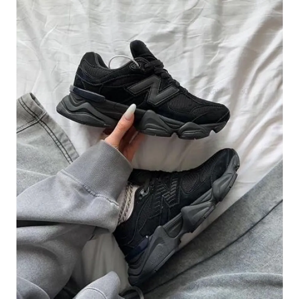 Premium New Balances 9060 Triple Black Shoes For Men (HOF885)