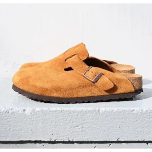 Stylish Birkenstock Boston Tan Suede For Men (HOF997)