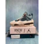 Premium Nike Air Jordan Retro 4 Snorlax Shoes For Men (SW6295) - 7a first copy shoes | Buy Online at Best Price