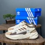 Premium Adidas Ozwave Brown Cream Shoes For Men (GF1355) - 7a first copy shoes | Buy Online at Best Price