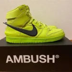 Imported Nike Dunk High X Ambush Flash Lime Shoes For Men (SOS2873) - 7a first copy shoes | Buy Online at Best Price