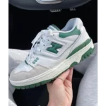 Trendy New Balance 550 White Greenr Shoes For Men (SW6586) - 7a first copy shoes | Buy Online at Best Price