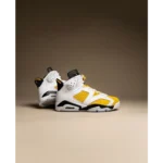 Premium Air Jordan Retro 6 Gs Yellow Shoes For Men (GF1373) - 7a first copy shoes | Buy Online at Best Price