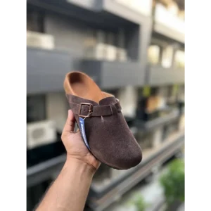 Stylish Birkenstock Boston Brown Suede For Men (HOF999)