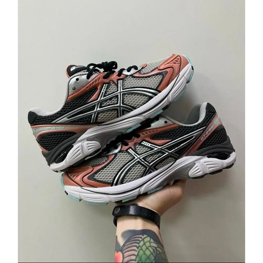 Trendy Asics GT 2160 Oyster Grey Brick Dust Shoes For Men (SHUB616)
