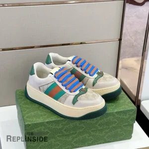 Classy Gucci Embossed Gg Logo Shoes For Men (SW6377) - 7a first copy shoes | Buy Online at Best Price