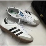 Classy Adidas Samba White To Black Shoes For Men (SHH07777) - 7a first copy shoes | Buy Online at Best Price