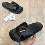 Classy Adidas Adillete Soft Full Black Flip Flops For Men (BH1019) - 7a first copy shoes | Buy Online at Best Price