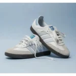 Stylish Adidas Samba Halo Blue Shoes For Men (HOF927) - 7a first copy shoes | Buy Online at Best Price