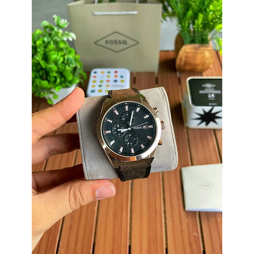 Trendy Fossil Watch For Men (TZC681)