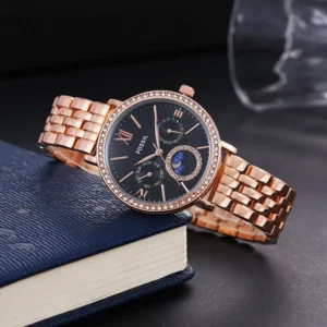 Classy Fossil Watch For Women (J2239)