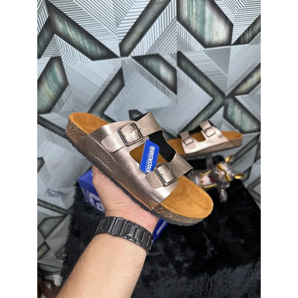 Stylish Birkenstock Arizona Gold For Men (HOF929)