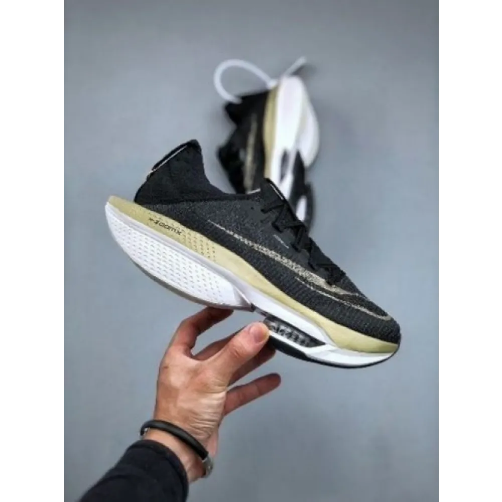 Classy Nike Air Zoom Alphafly Next 2 Black Gold Shoes For Men (CSO4211)