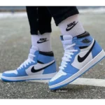 Trendy Nike Air Jordan Retro 1 High University Blue Shoes For Men (SHUB719) - 7a first copy shoes | Buy Online at Best Price