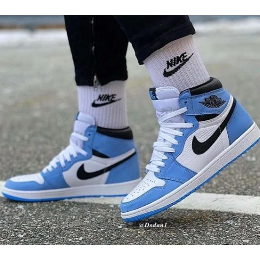 Trendy Nike Air Jordan Retro 1 High University Blue Shoes For Men (SHUB719)