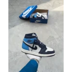 Premium Air Jordan Retro 1 High Obsidian Blue Shoes For Men (GF1315) - 7a first copy shoes | Buy Online at Best Price