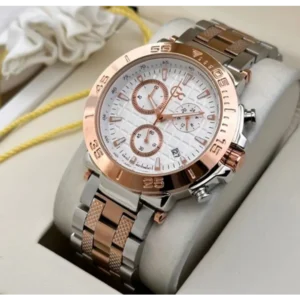 Trendy GC Collection Tone Chronograph Guess Diamond Watch For Men (SHH04739)