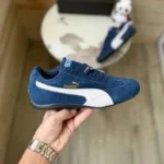 Trendy Puma Speedcat Navy White Shoes For Men (CSO4571) - 7a first copy shoes | Buy Online at Best Price