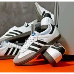 Trendy Adidas Samba White Black Shoes For Men (SHUB510) - 7a first copy shoes | Buy Online at Best Price