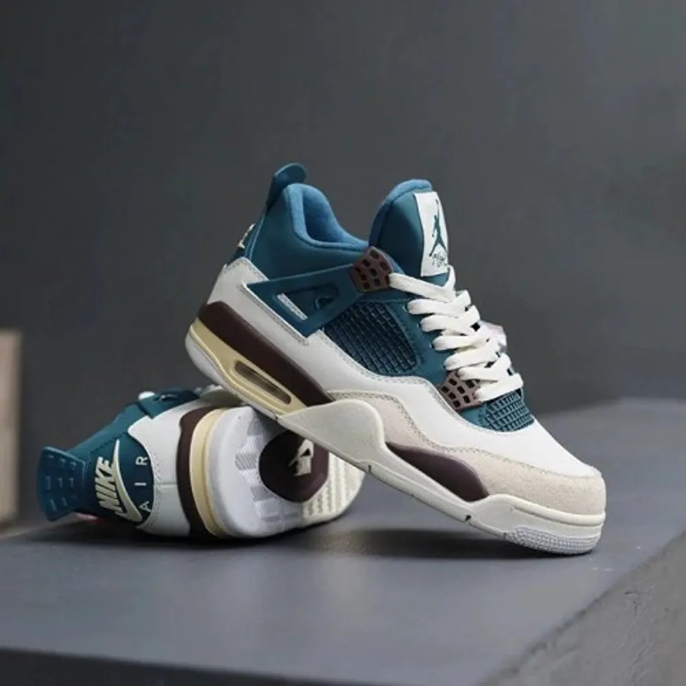 Trendy Nike Air Jordan Retro 4 Snorlax Shoes For Men (SHUB512)