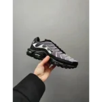 Stylish Nike Air Max Plus Tn Black Grey Green Shoes For Men (HOF970) - 7a first copy shoes | Buy Online at Best Price