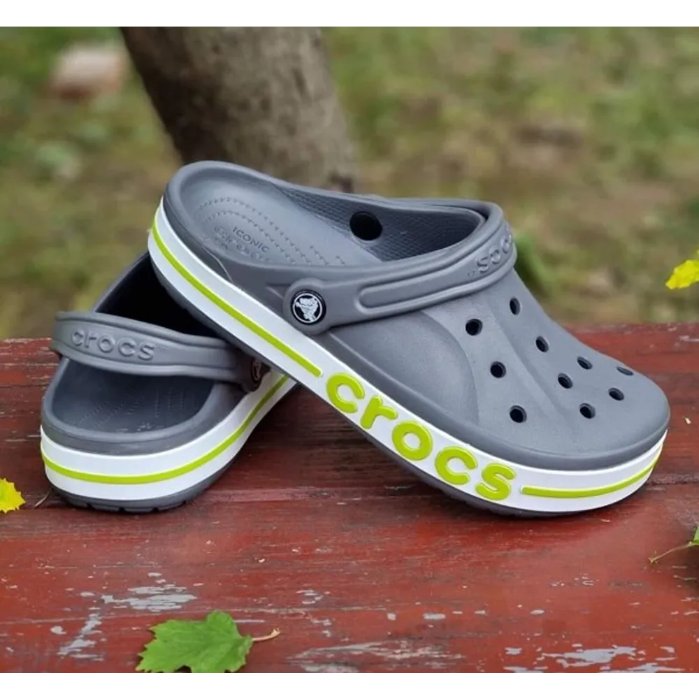 Trendy Crocs Classic Bayaband Clogs Grey For Men (BH982)