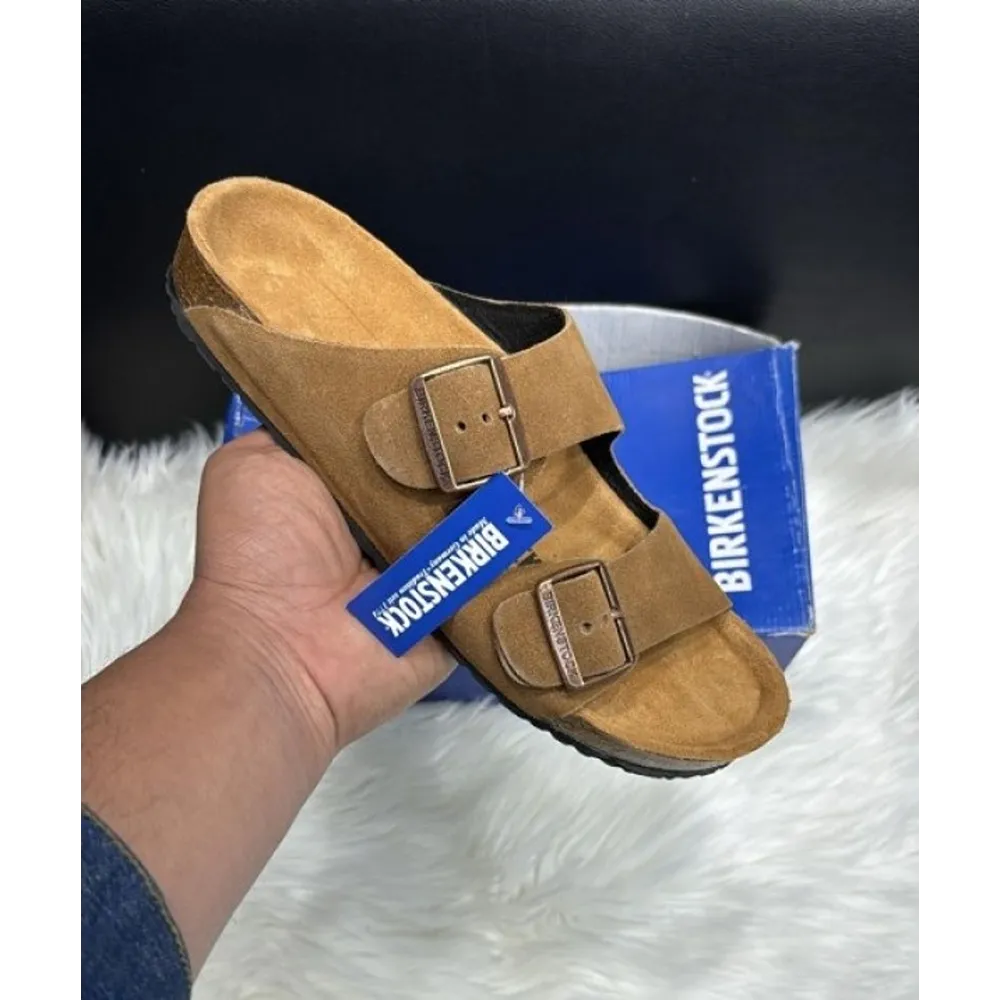 Trendy Birkenstock Arizona Tan Suede For Men (BH1002)