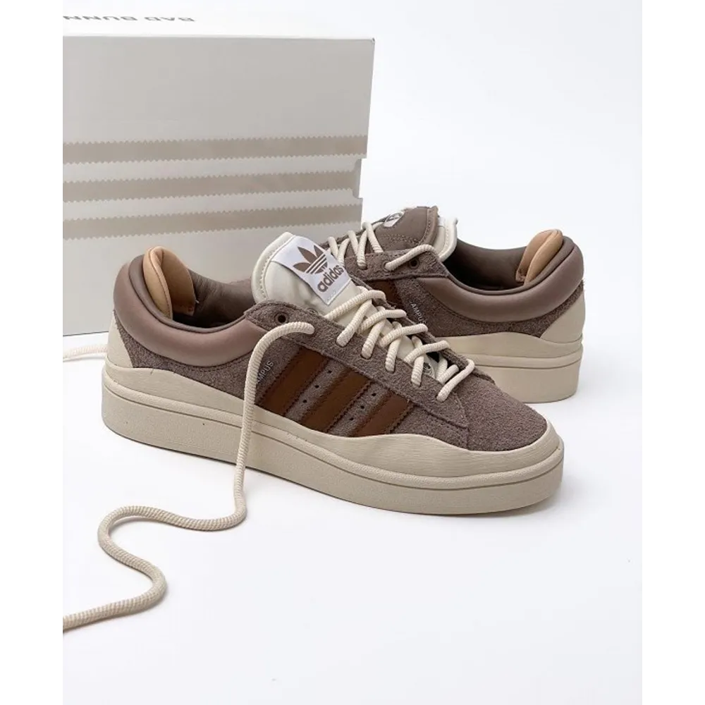 Premium Adidas Bad Bunny X Campus Chalky Brown Shoes For Men (SW6307)