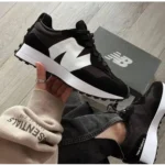 Classy New Balance 327 White & Black Shoes For Men (SHH07703) - 7a first copy shoes | Buy Online at Best Price
