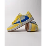 Premium Travis Scott X Air Jordan 1 Low Canary Shoes For Men (GF1326) - 7a first copy shoes | Buy Online at Best Price