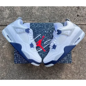 Classy Nike Air Jordan 4 Midnight Navy Shoes For Men (SHH07879)