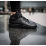 Trendy Nike Air Force 1 Full Black Mid Shoes For Men (SHUB729) - 7a first copy shoes | Buy Online at Best Price