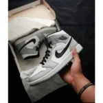 Trendy Nike Air Jordan Retro 1 Mid Smoke Grey Shoes For Men (SHUB518) - 7a first copy shoes | Buy Online at Best Price