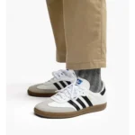 Trendy Adidas Samba White Black Shoes For Men (SHUB732) - 7a first copy shoes | Buy Online at Best Price