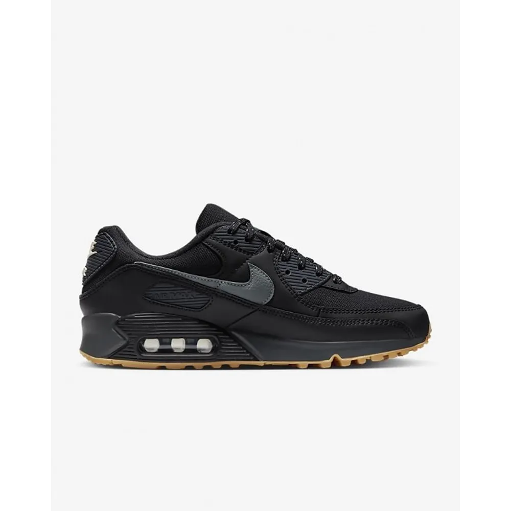 Imported Nike Air Max 90 Black Gum Shoes For Men (SW6679)