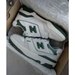 Stylish New Balance 550 White Green Shoes For Men (S1H09) - 7a first copy shoes | Buy Online at Best Price