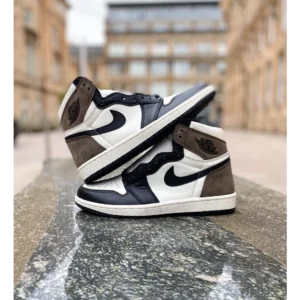 Stylish Nike Air Jordan Retro 1 High Mocha Shoes For Men (S1H30)