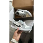 Stylish Nike Air Jordan Retro 1 Low Wolf Grey Shoes For Men (S1H33) - 7a first copy shoes | Buy Online at Best Price