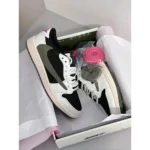 Stylish Jordan 1 Low Travis Scott Olive Shoes For Men (S1H40) - 7a first copy shoes | Buy Online at Best Price