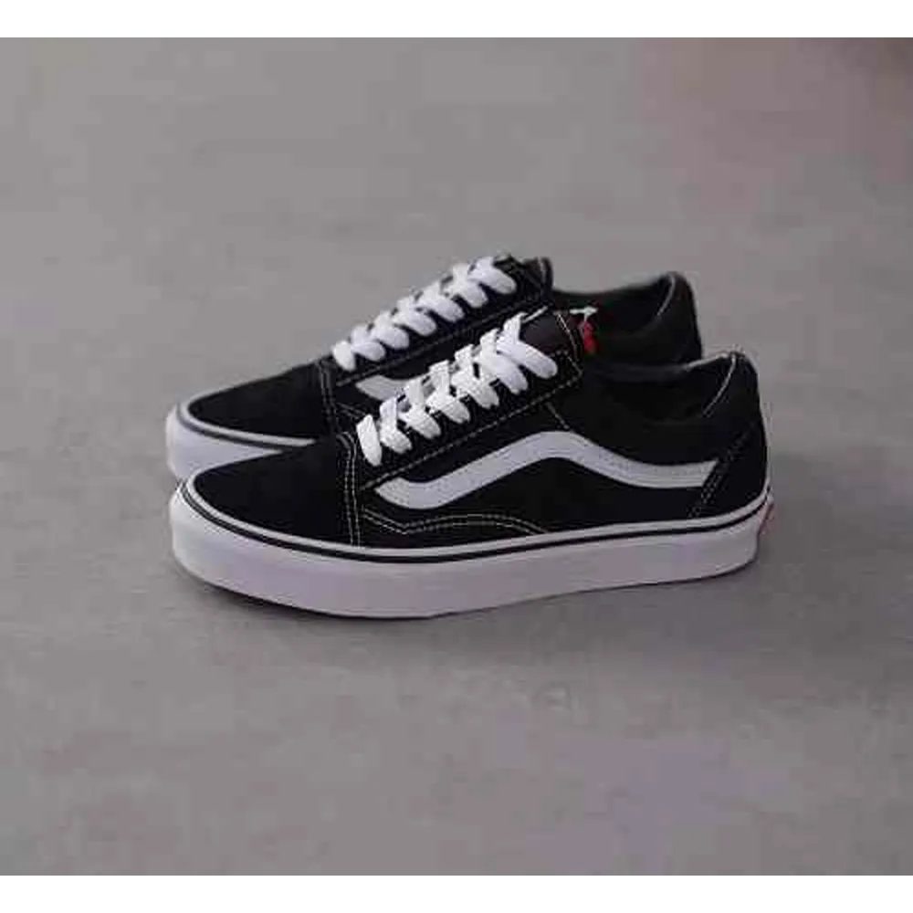 Premium Vans Old Skool Black White Shoes For Men (BME76)