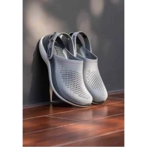 Premium Crocs Lite Ride 360 Full Grey Clogs For Men (BME114)
