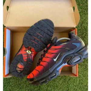 Premium Nike Air Max Plus Black Red Shoes For Men (BME140)