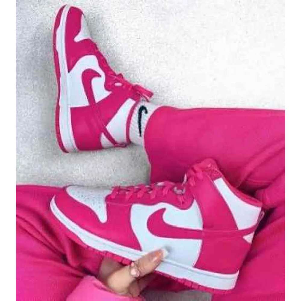 Imported Nike Sb Dunk High Pink Shoes For Women (BME197)