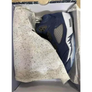 Stylish Air Jordan 5 Midnight Navy Shoes For Men (BME202)